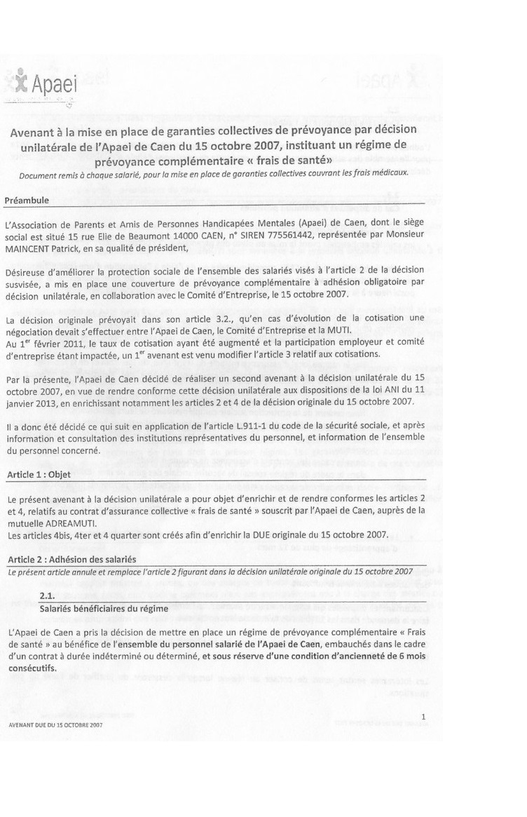 avenant 1
