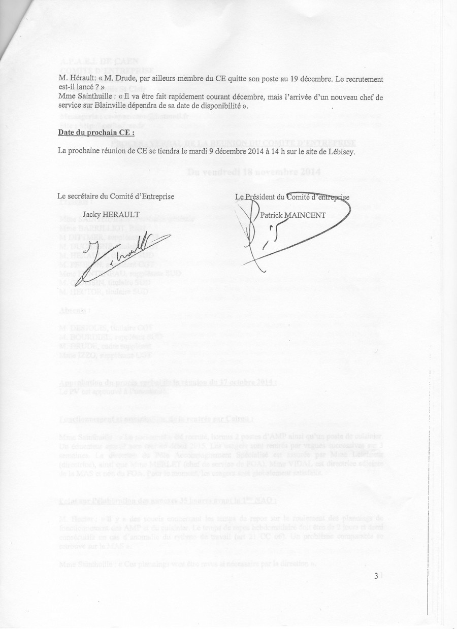 18 novembre 2014